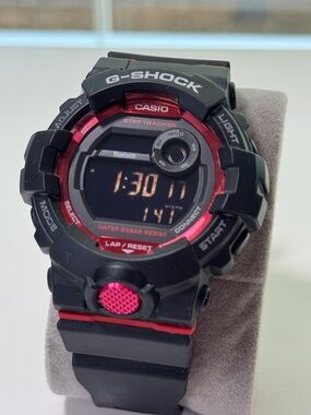 Casio G-SHOCK MOVE Bluetooth Digital Watch in Black & Red